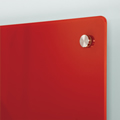Red Coloured Glass Information Board